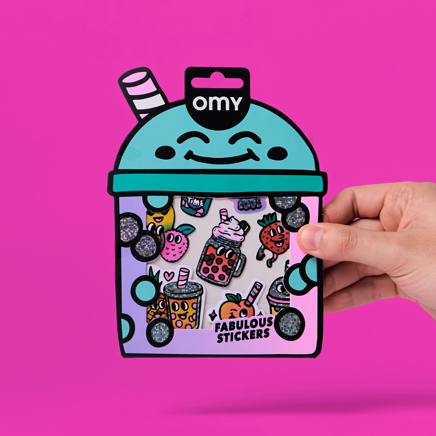 Combo Set Sticker by Number NoteBook Bubble Tea & 2 Fabulous Stickers - Tea & Donuts