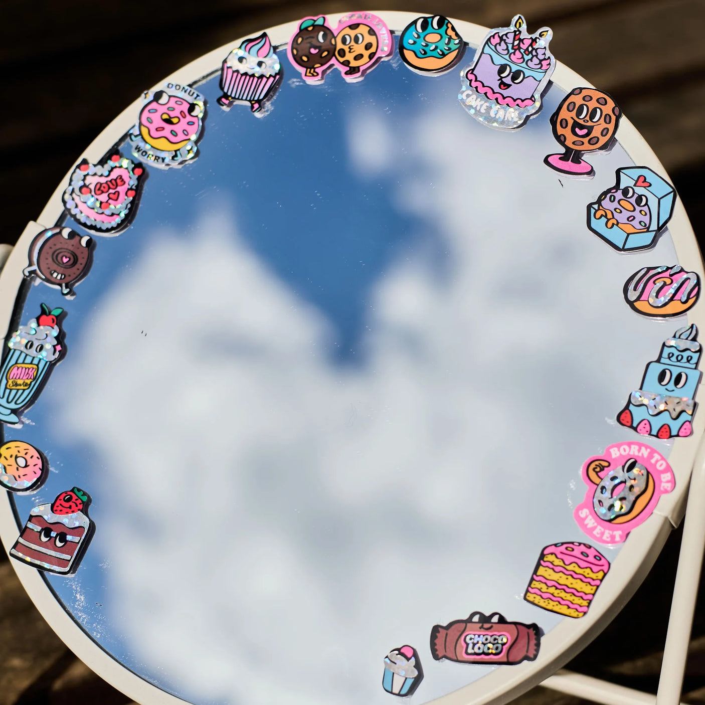 Combo Set Sticker by Number NoteBook Bubble Tea & 2 Fabulous Stickers - Tea & Donuts