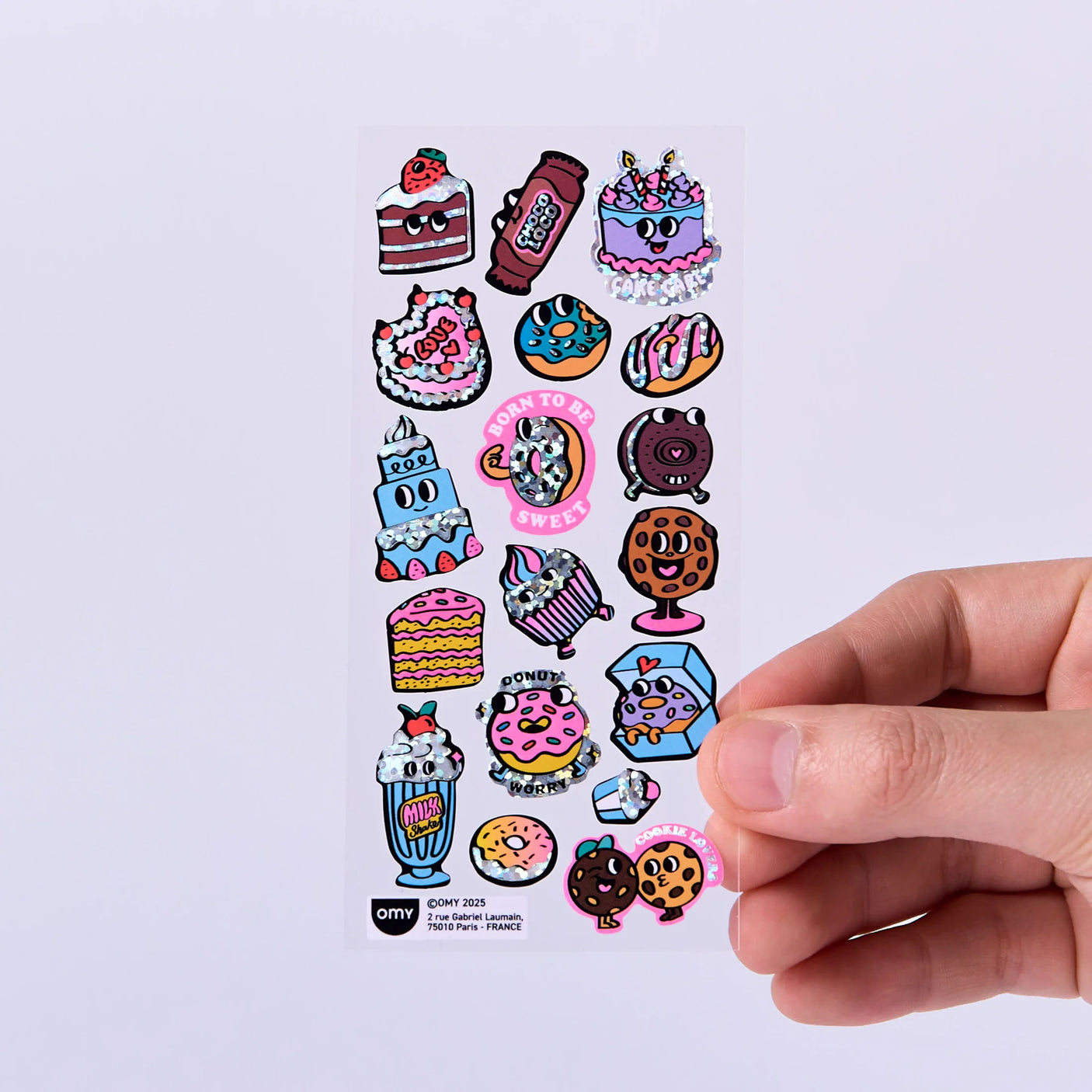 Combo Set Sticker by Number NoteBook Bubble Tea & 2 Fabulous Stickers - Tea & Donuts