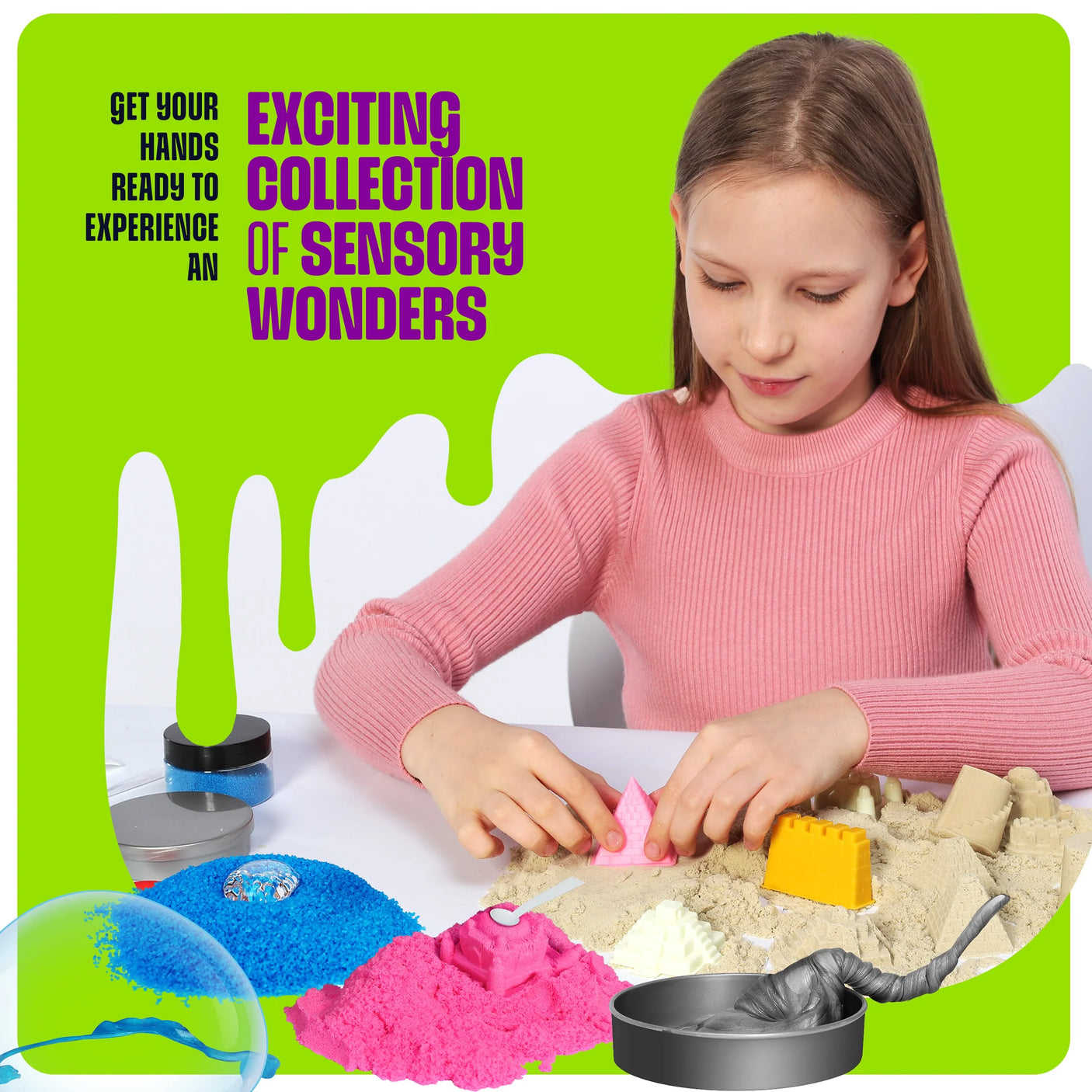 Slime, Putty & Sand Sensory Science Activity Kit