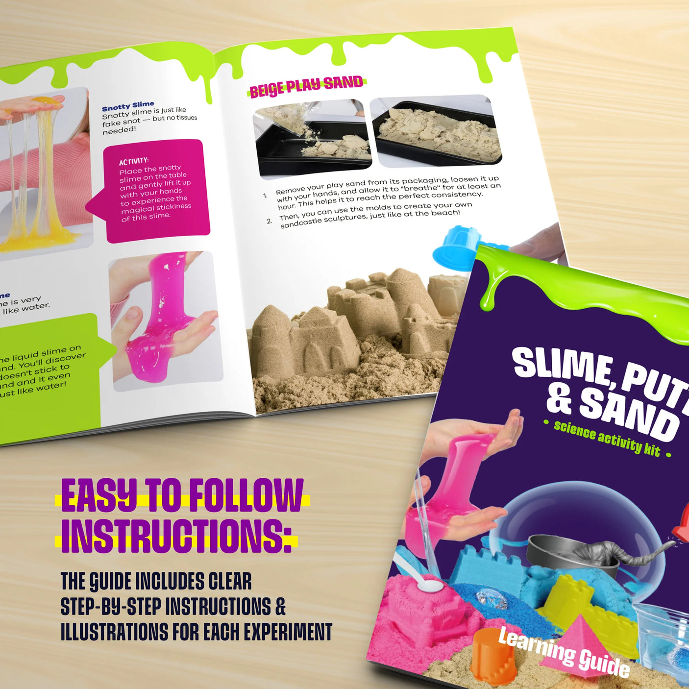 Slime, Putty & Sand Sensory Science Activity Kit