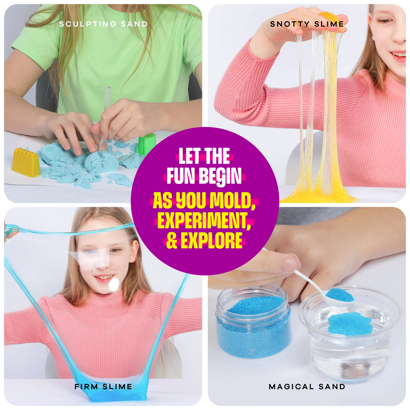 Slime, Putty & Sand Sensory Science Activity Kit