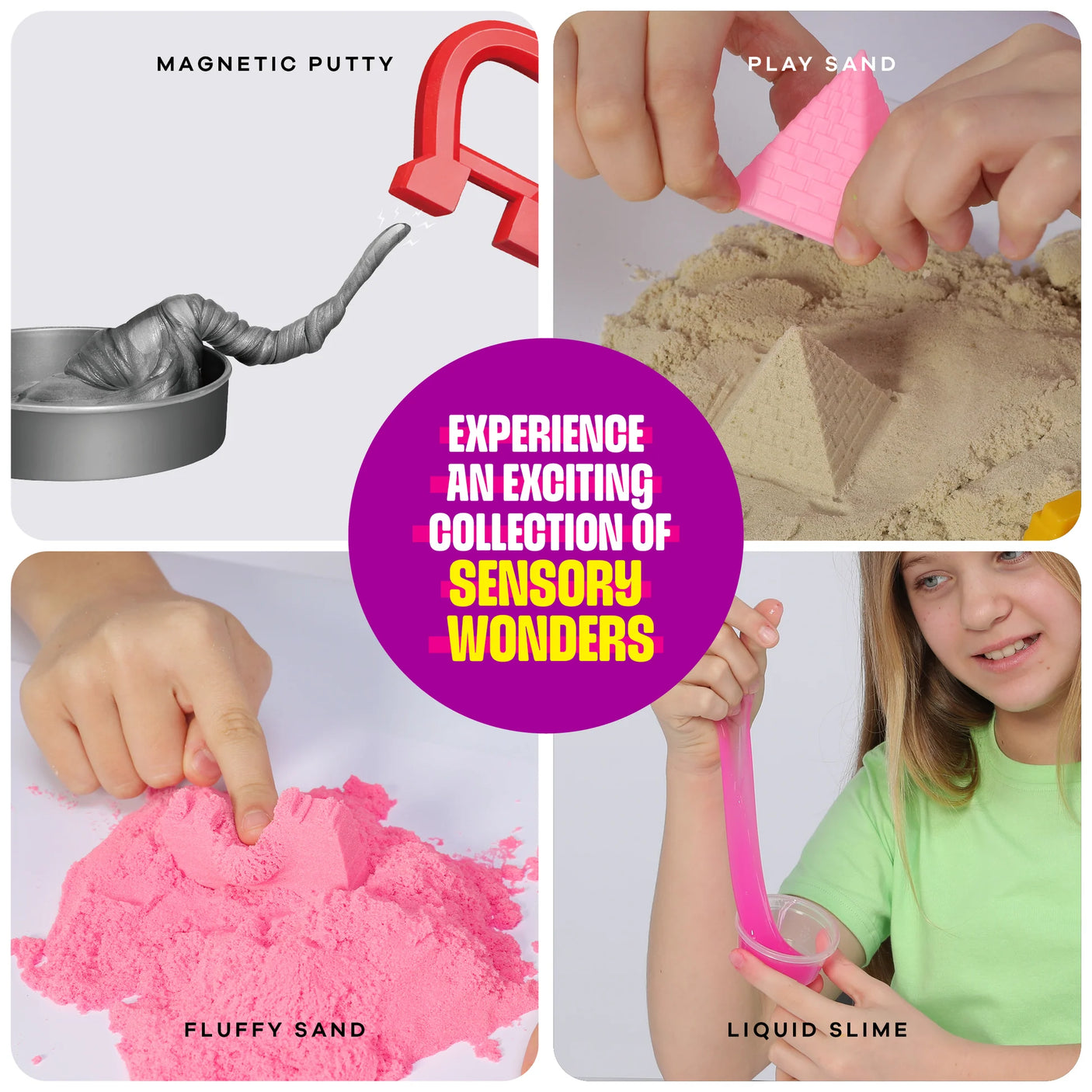 Slime, Putty & Sand Sensory Science Activity Kit