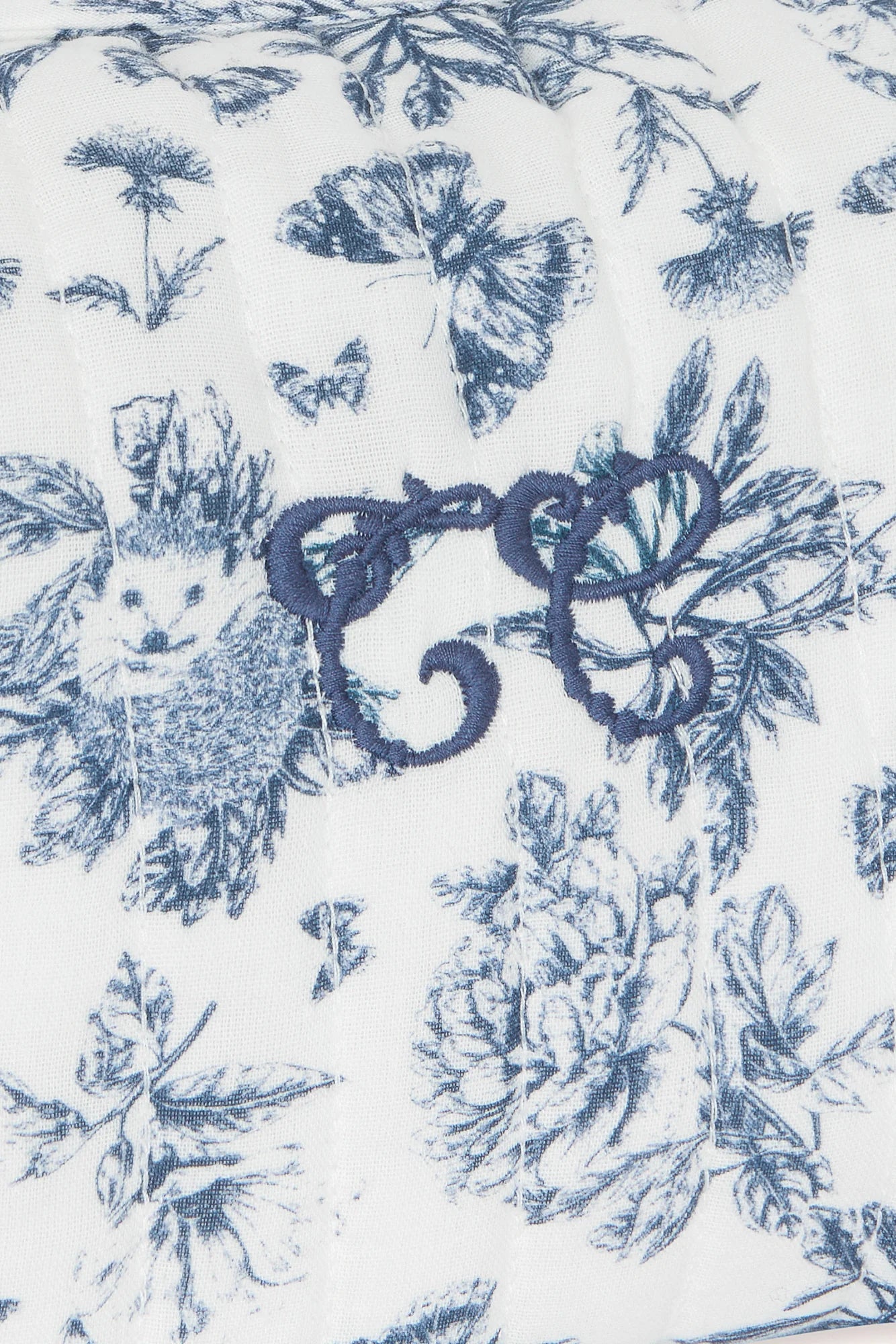 Toiletry Bag Toile de Jouy Blue