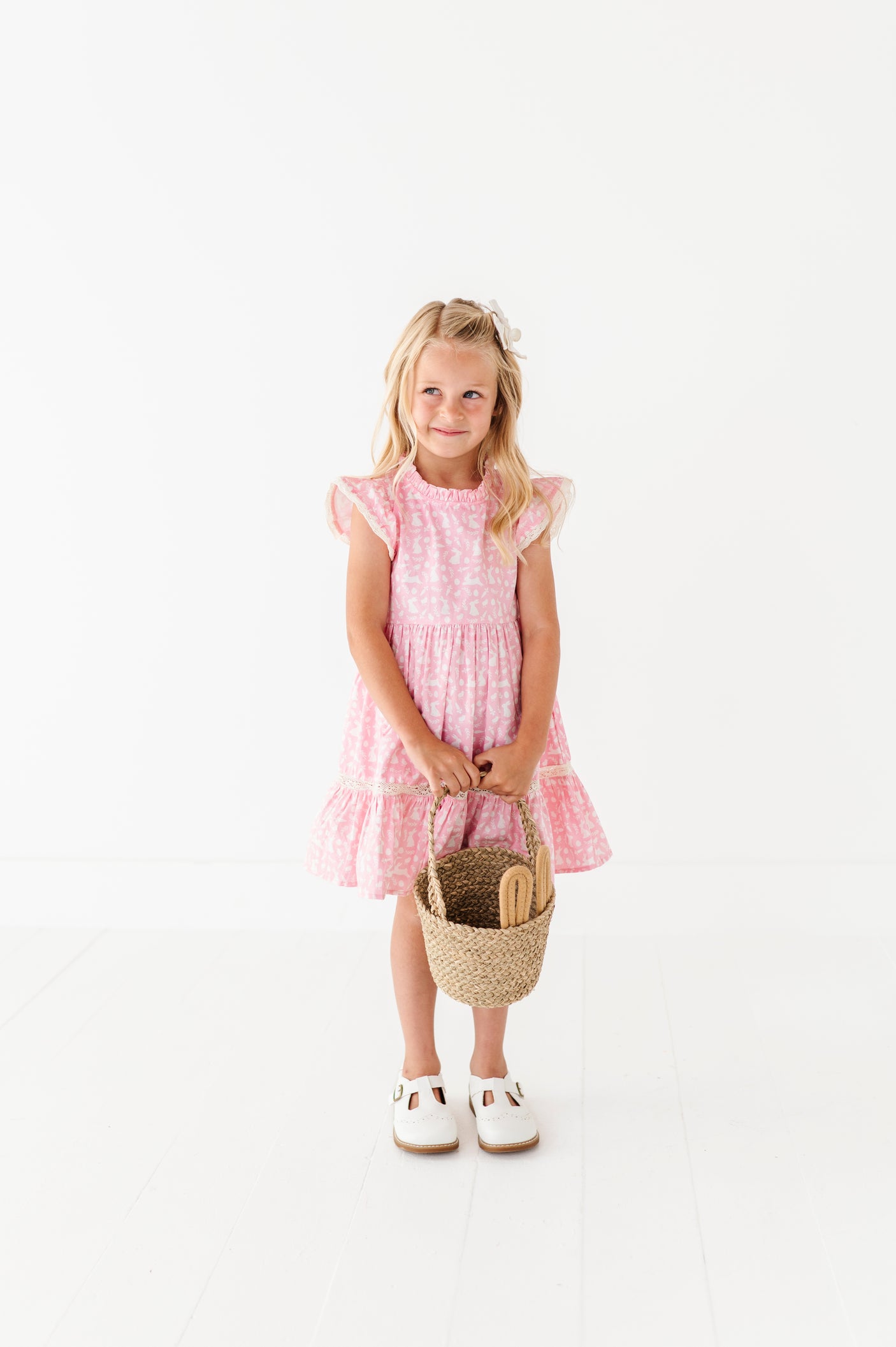 Ruffle Dress - Spring Medley Pink