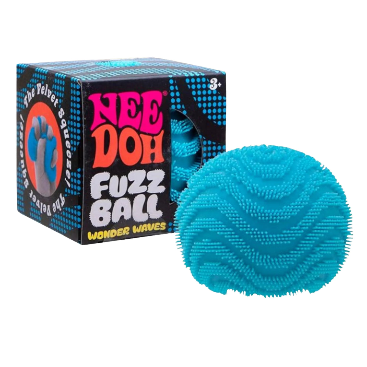 Blue Needoh Fuzz Ball Wonder Waves