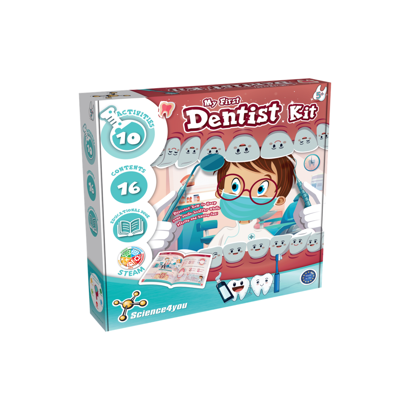 My First Dentist Kit for Kids – Pretend Play Dental Toy Set with Tools