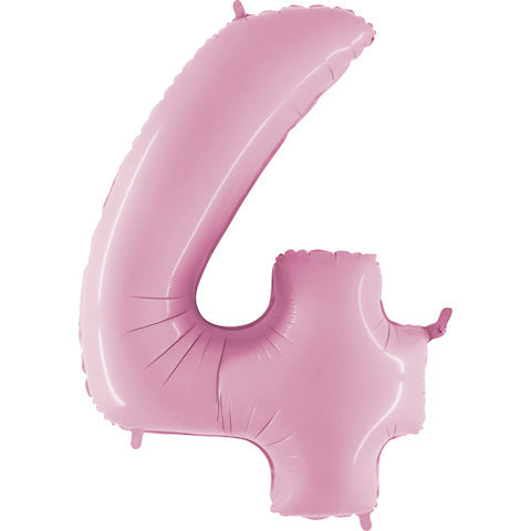 Baby Pink Number Balloon 40"