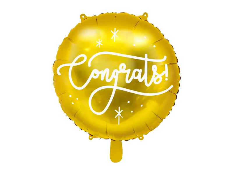 18"Foil balloon Congrats!