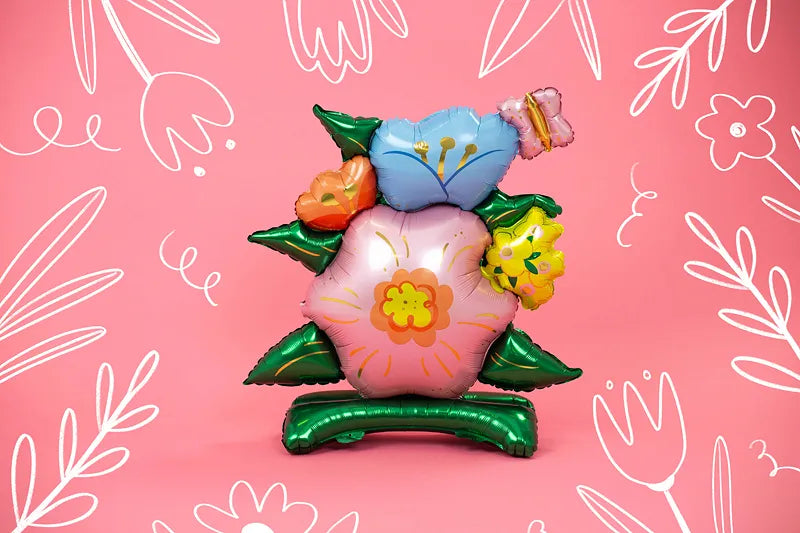 Air Fill Standing foil balloon Flowers 34"