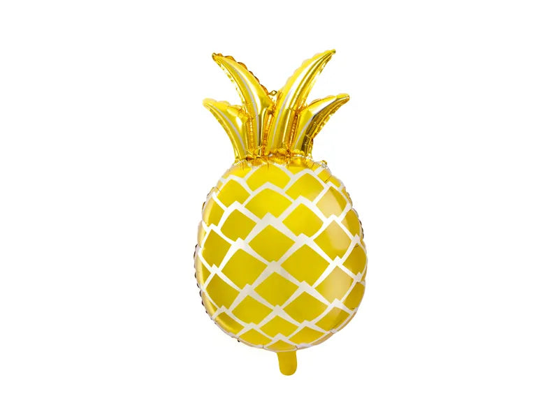 Foil balloon Pineapple, gold 24"