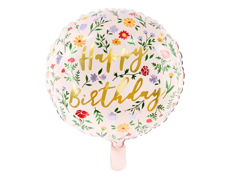 Foil balloon Happy Birthday Pink 18"