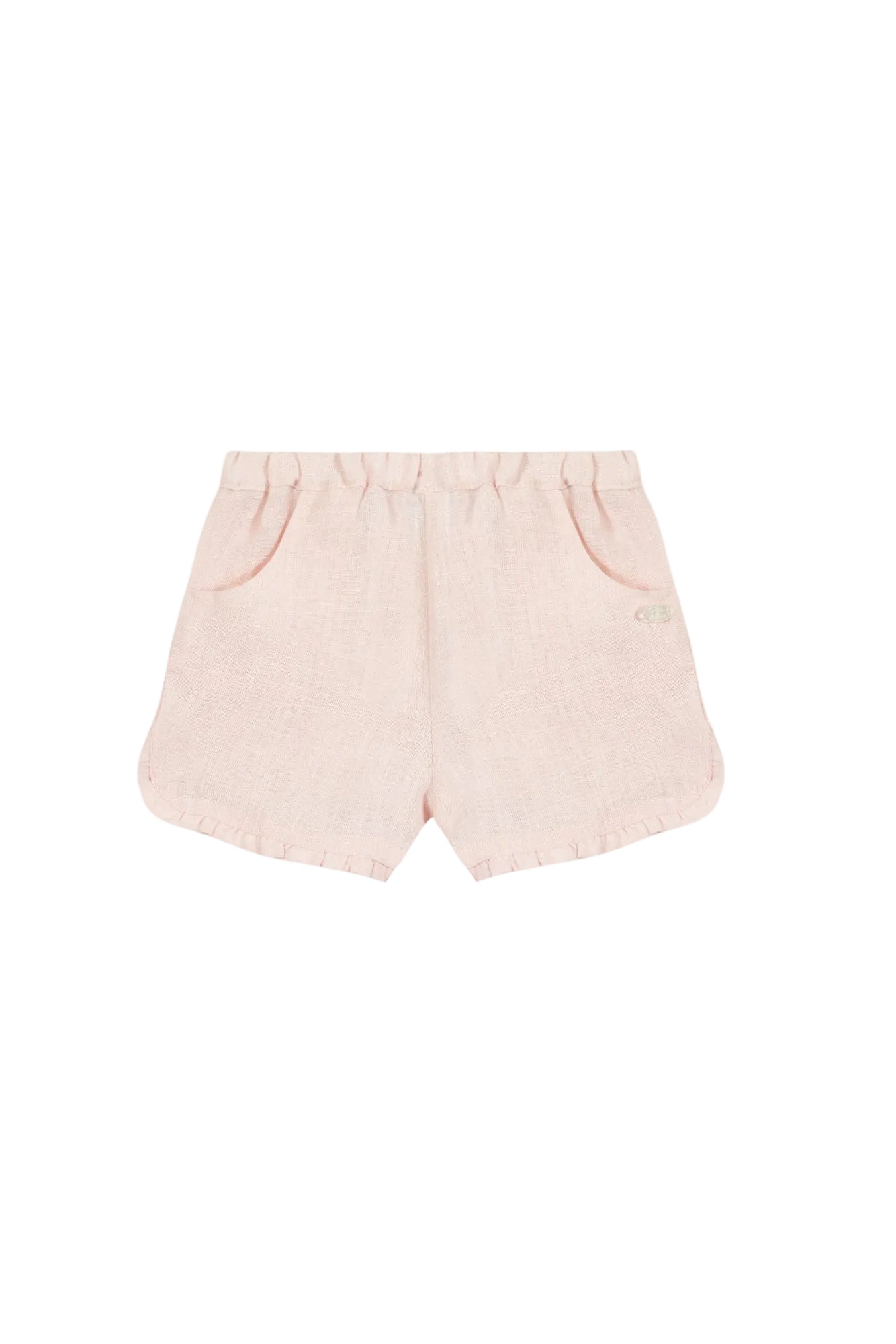 Shorts - Pale Pink Linen