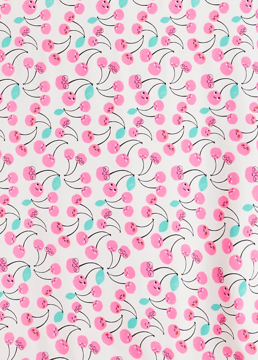 Pink 'Cherry Love' T-Shirt & Shorts