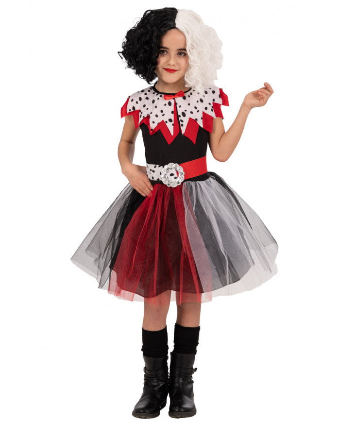 Cruella Costume for Girl size 12-13 Years Old