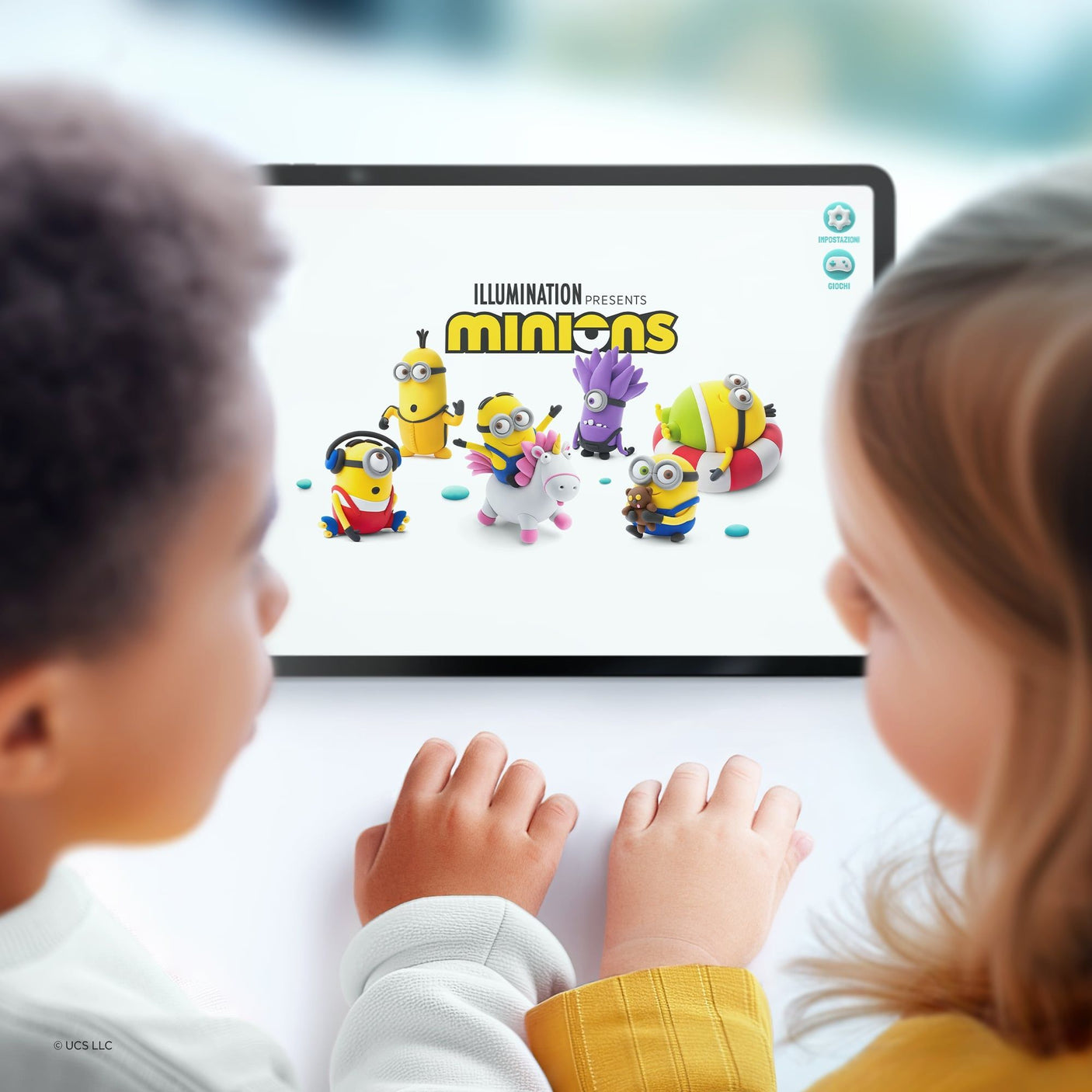 Minions. Colorful modeling air-dry clay, 15 cans