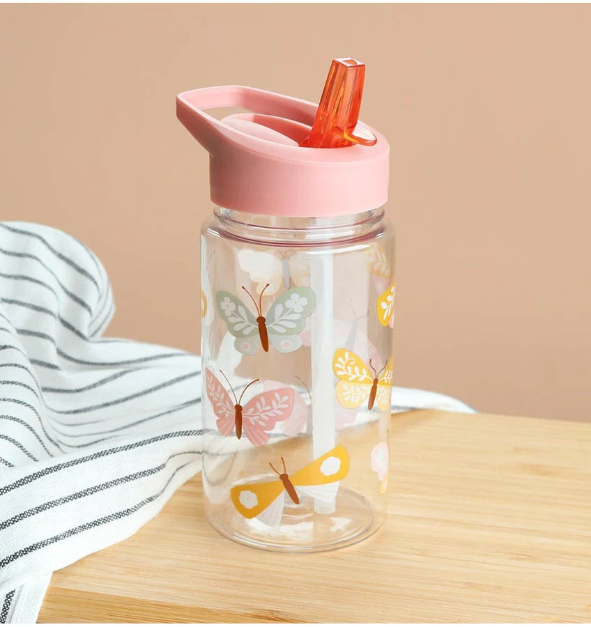 Tritan Water Bottle - 450ml - Butterflies