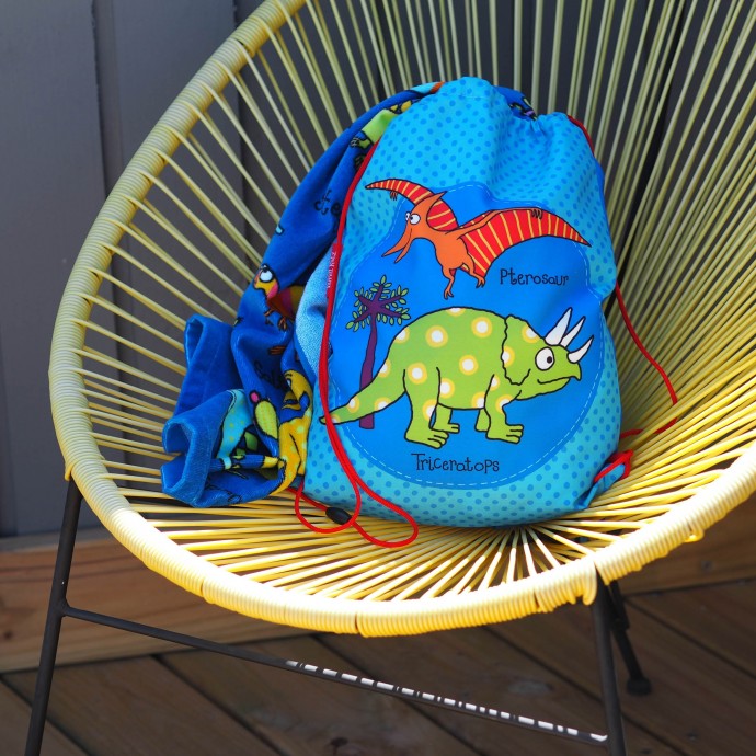 Drawstring Bag - Dinosaurs