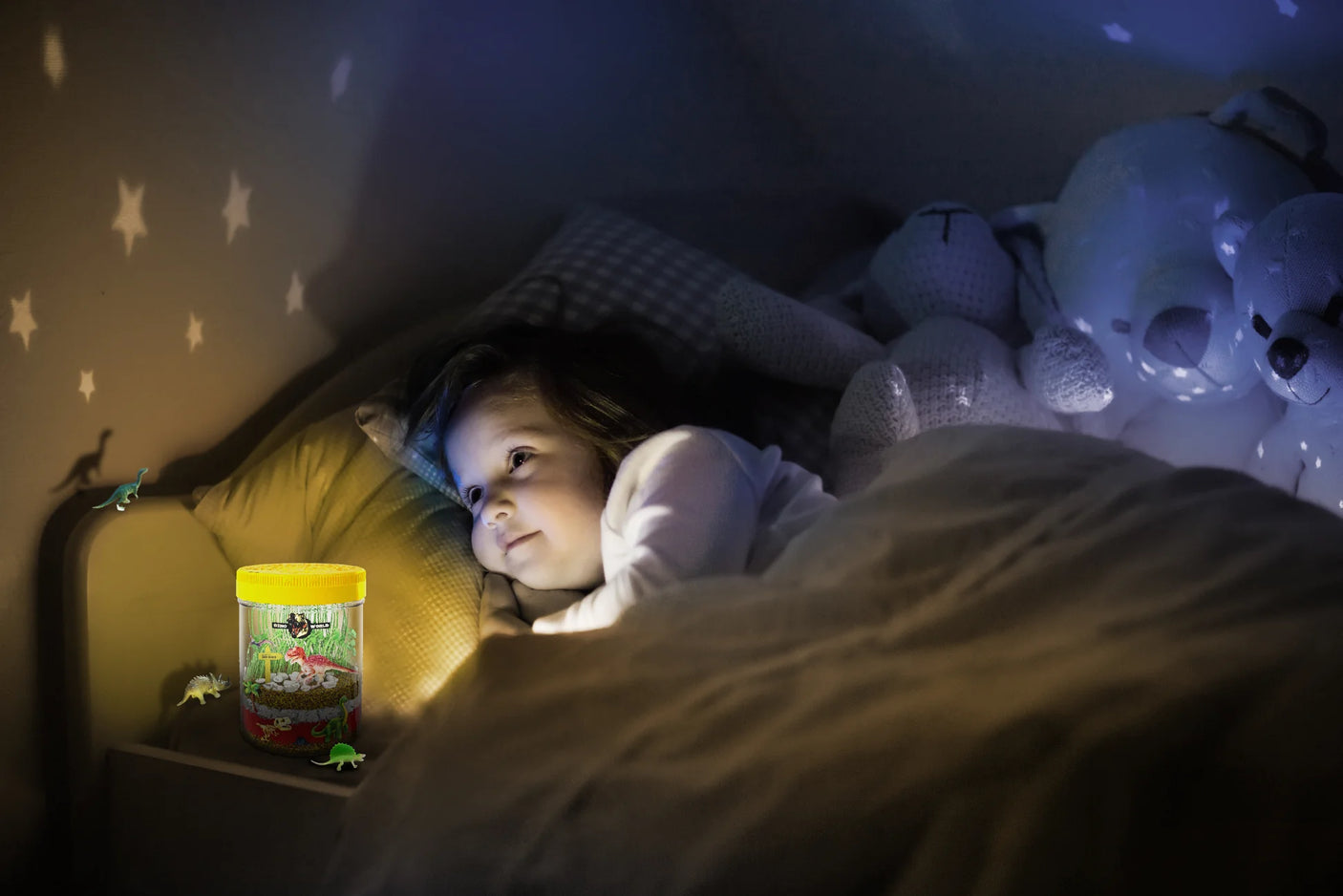 Light Up Dino World Terrarium Kit