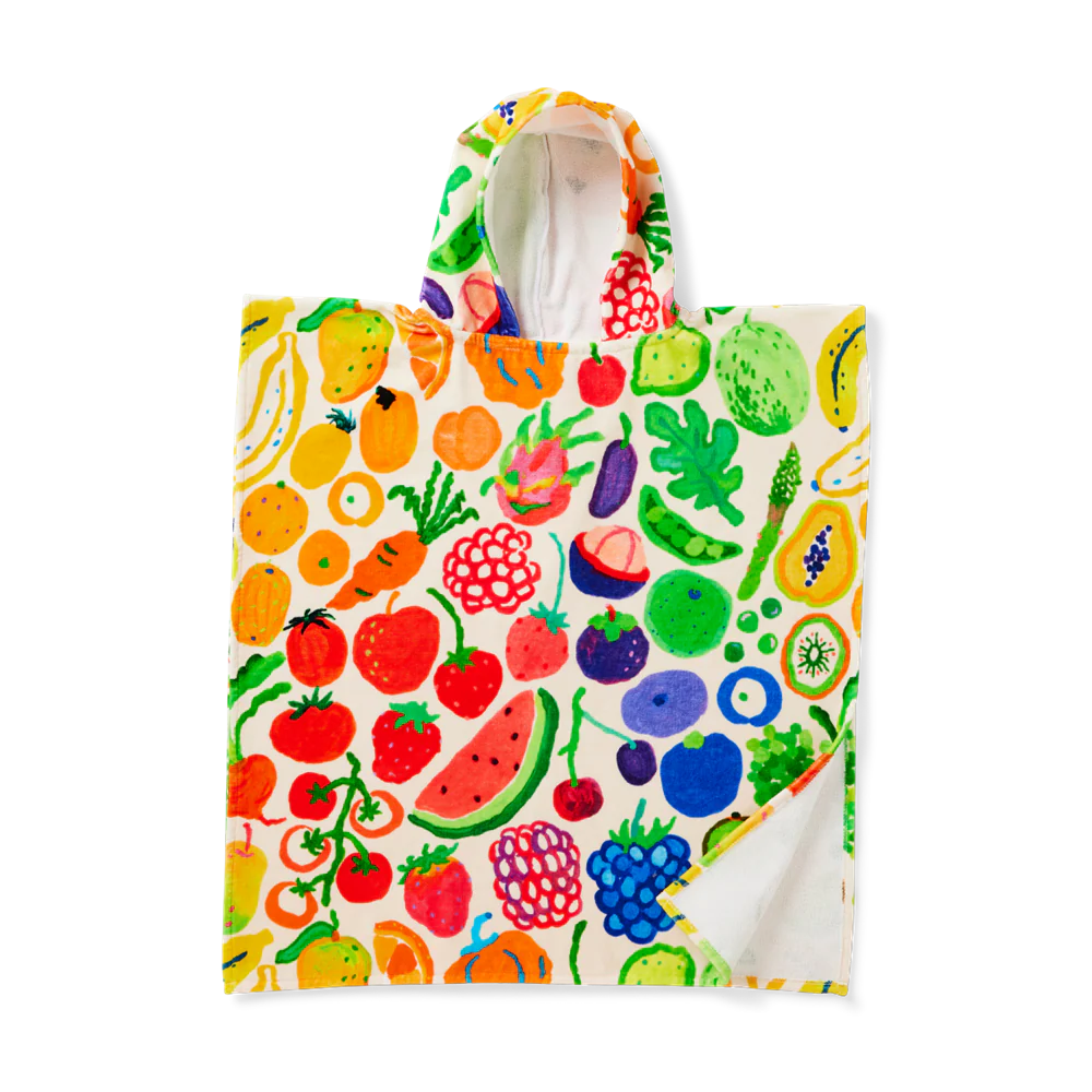 Hooded Towel - Veggies