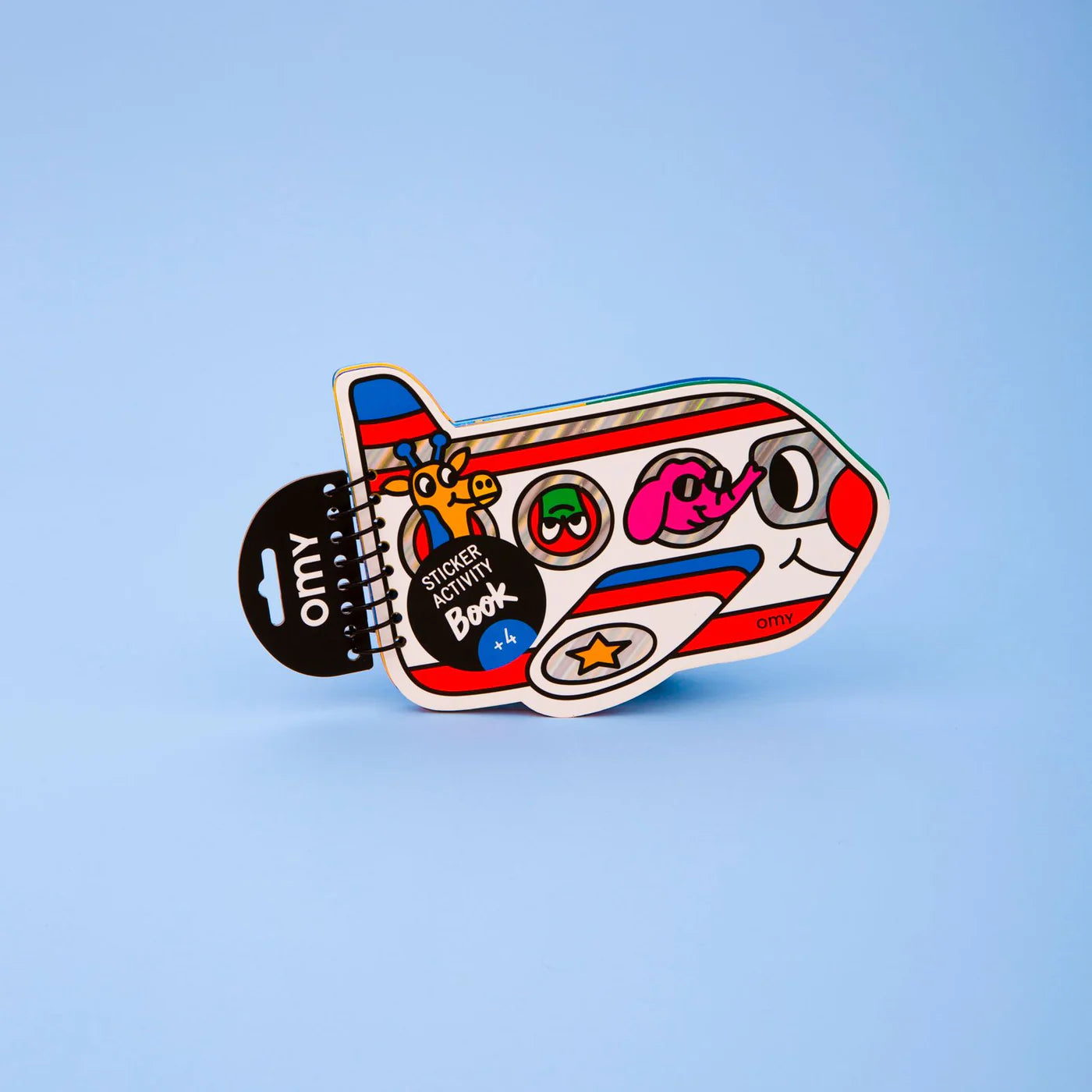 Combo Set Sticker Activity Book Plane & 2 Fabulous Stickers - Burger & Flowers