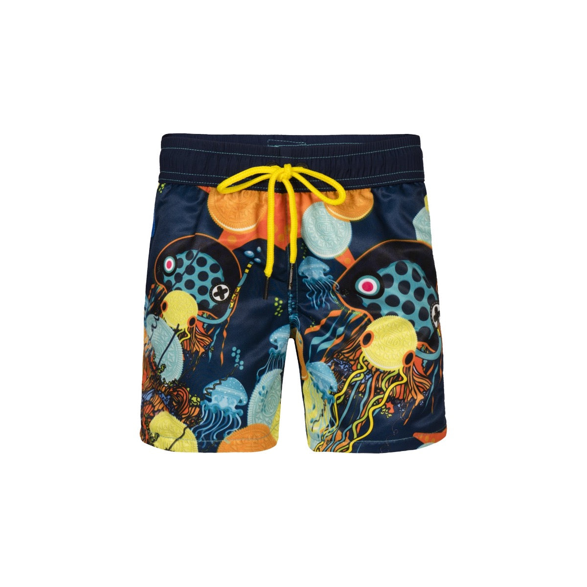 Boy Set of Swim Shorts with Rashguard - Jelly Fish
