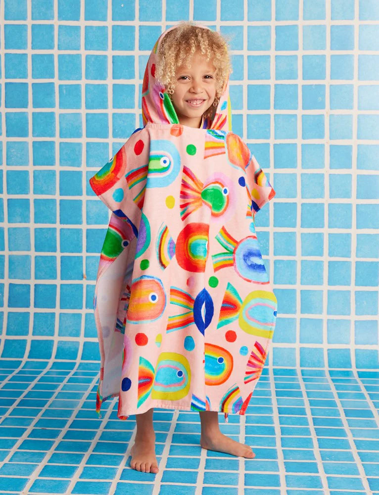 Hooded Towel - Fancy Fins
