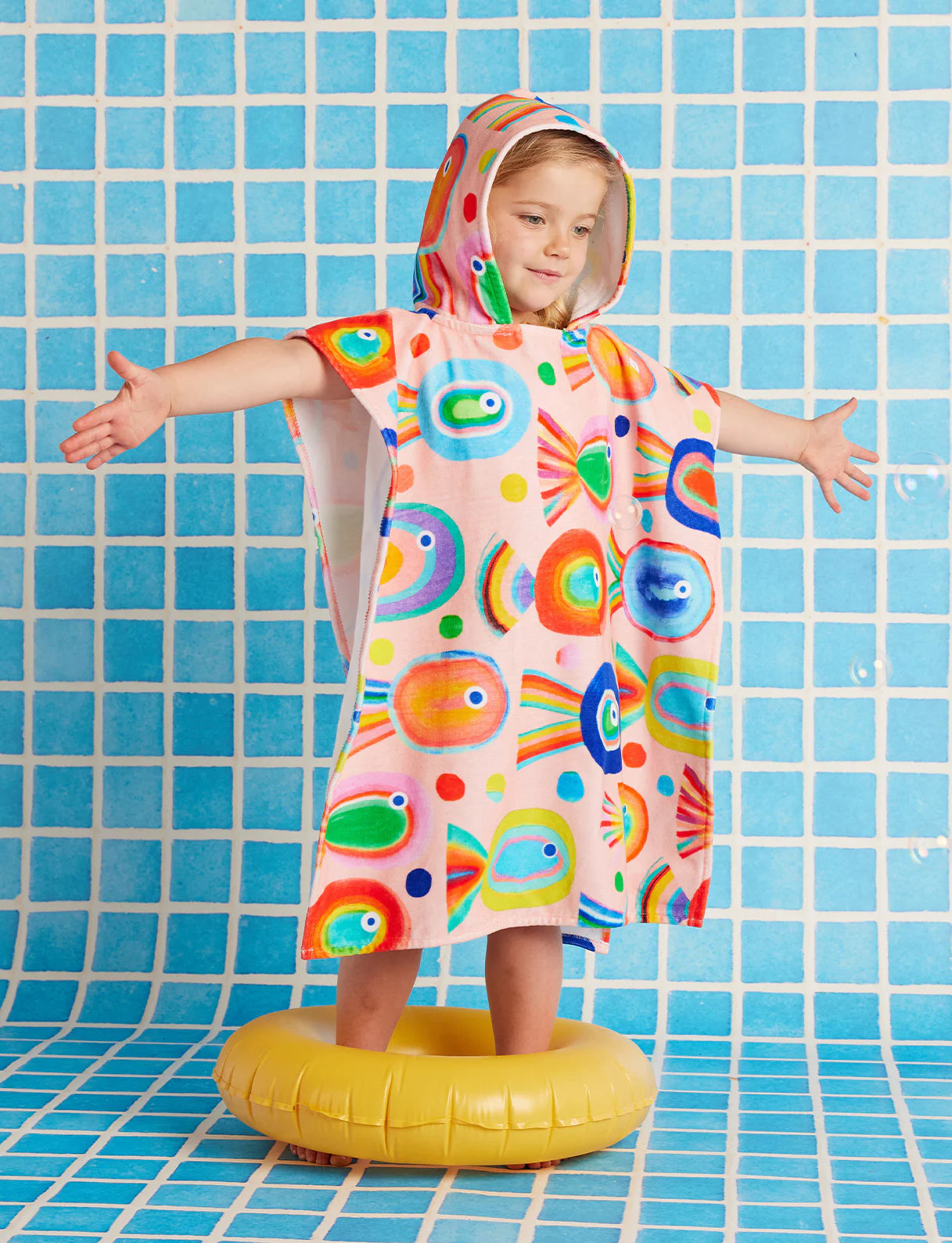 Hooded Towel - Fancy Fins