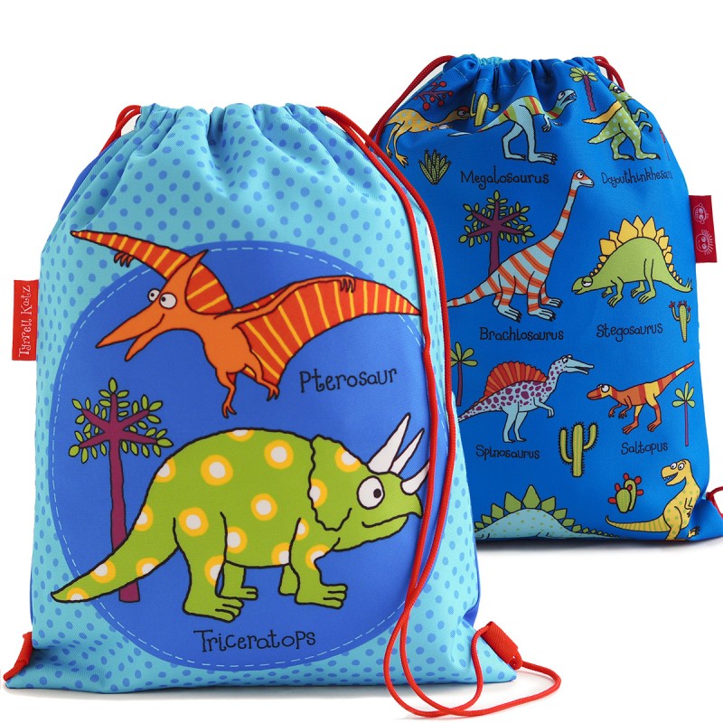 Drawstring Bag - Dinosaurs