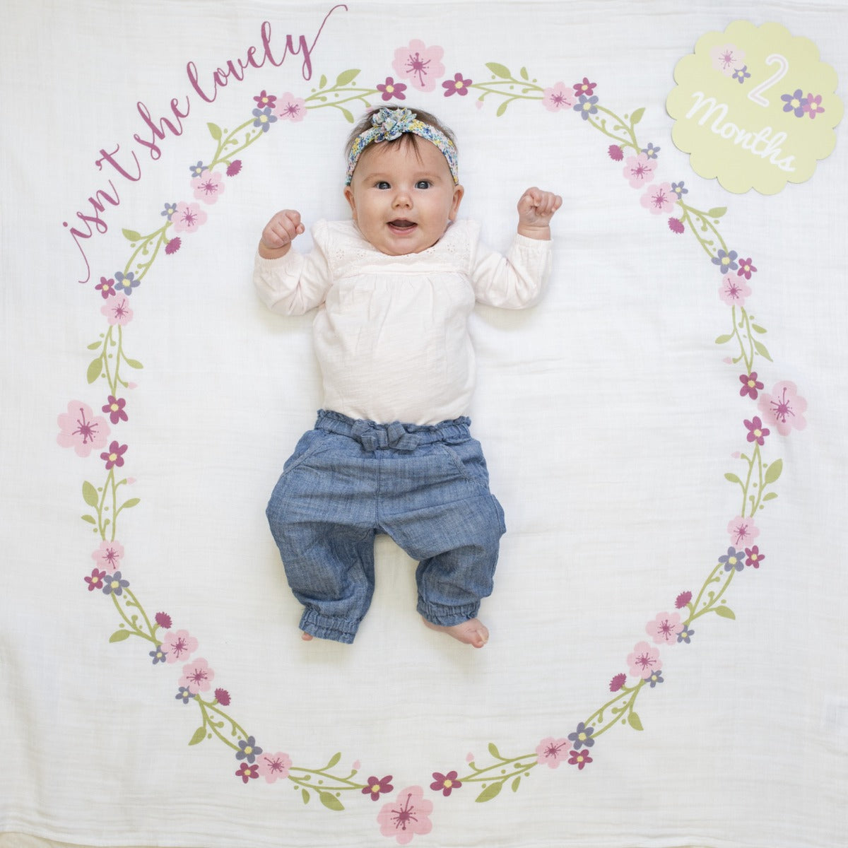 Baby's First Year Blanket & Cards - Isn't She Lovely