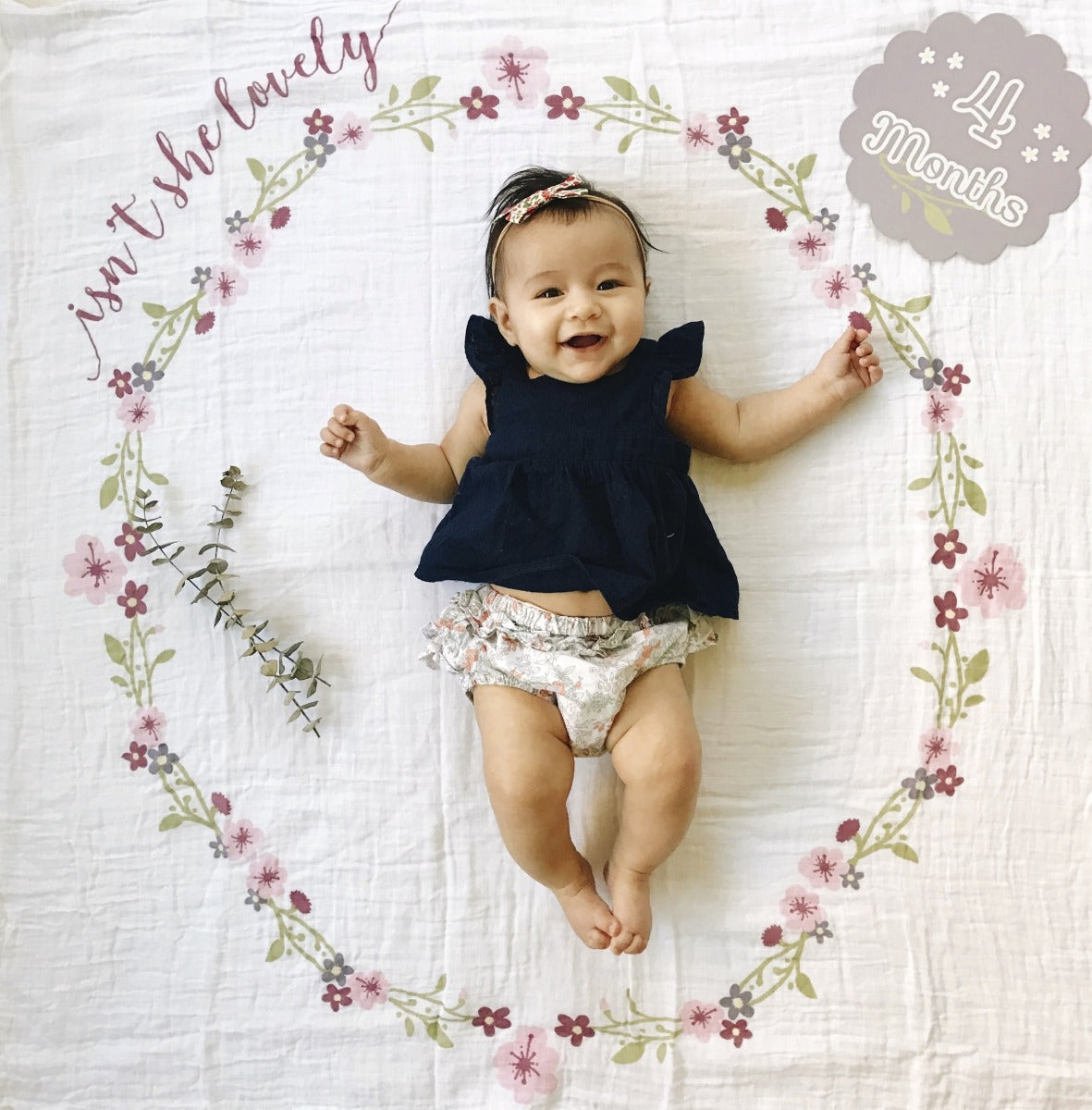 Baby's First Year Blanket & Cards - Isn't She Lovely