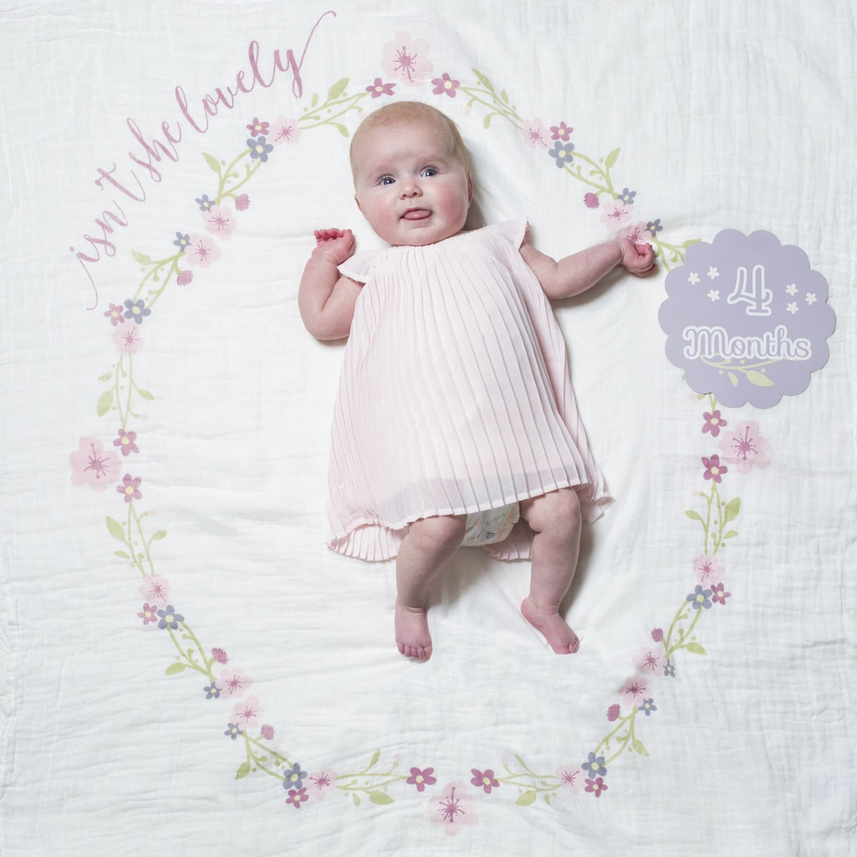 Baby's First Year Blanket & Cards - Isn't She Lovely