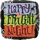 Happy Fright Night Foil Balloon 18"