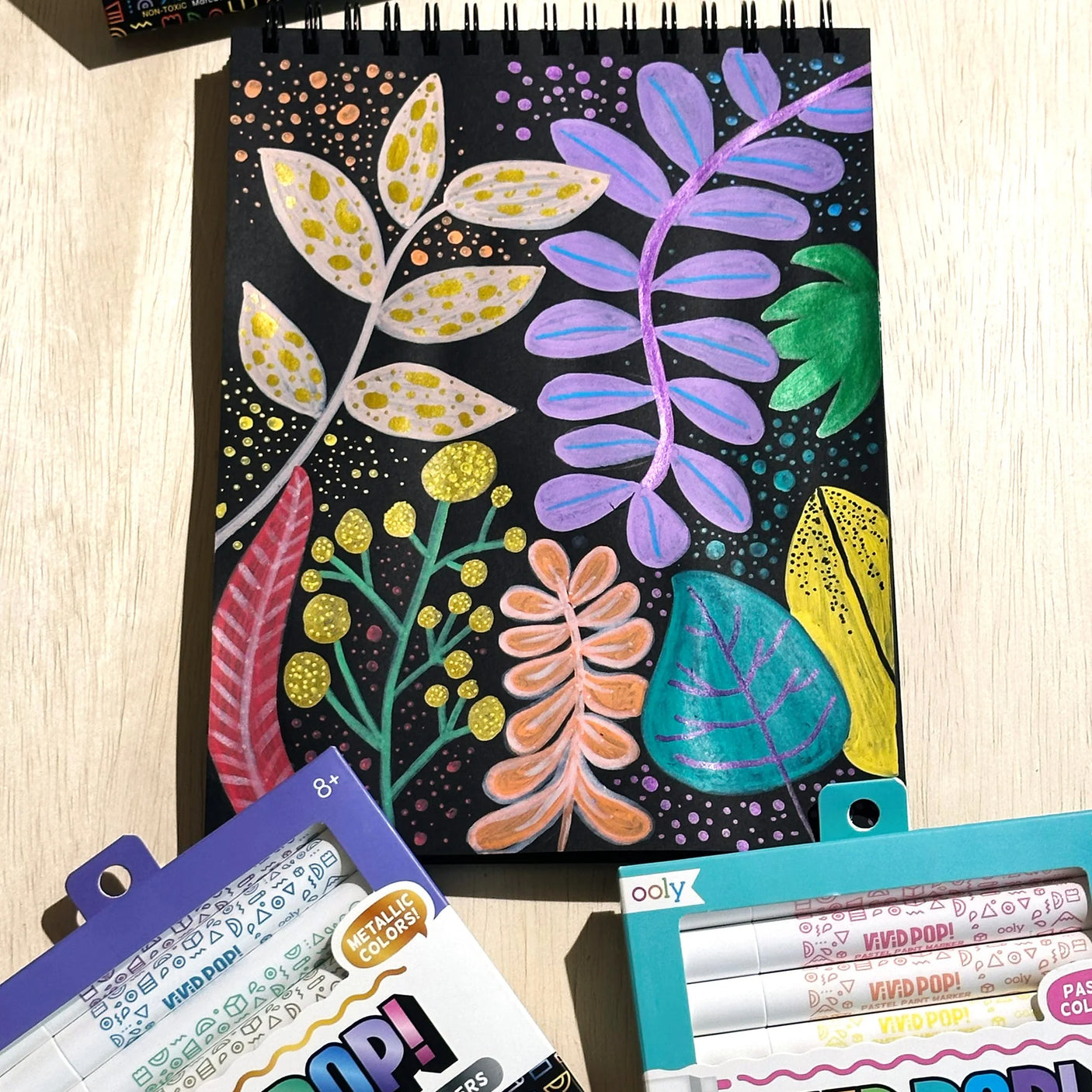 Pastel Colors Vivid Pop Opaque Water Based Markers