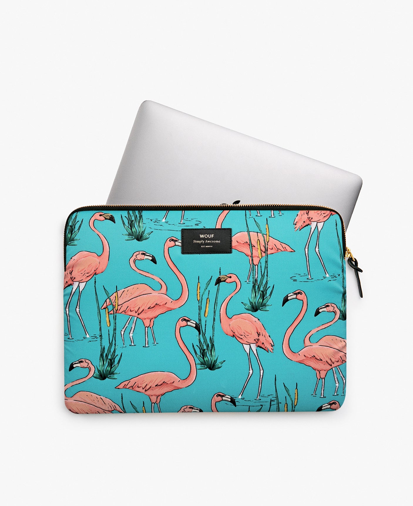 Pink Flamingos Laptop Sleeve 15"
