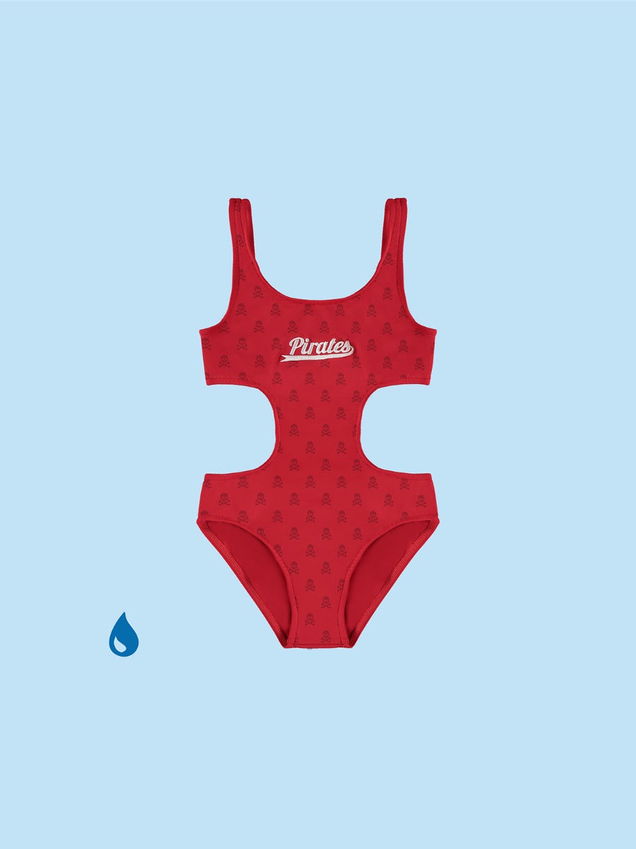 Pirate Magic Print Swimsuit