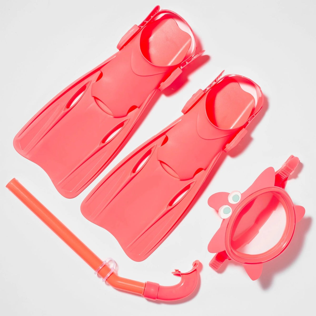 Kids Snorkel Set Small Melody the Mermaid Pink