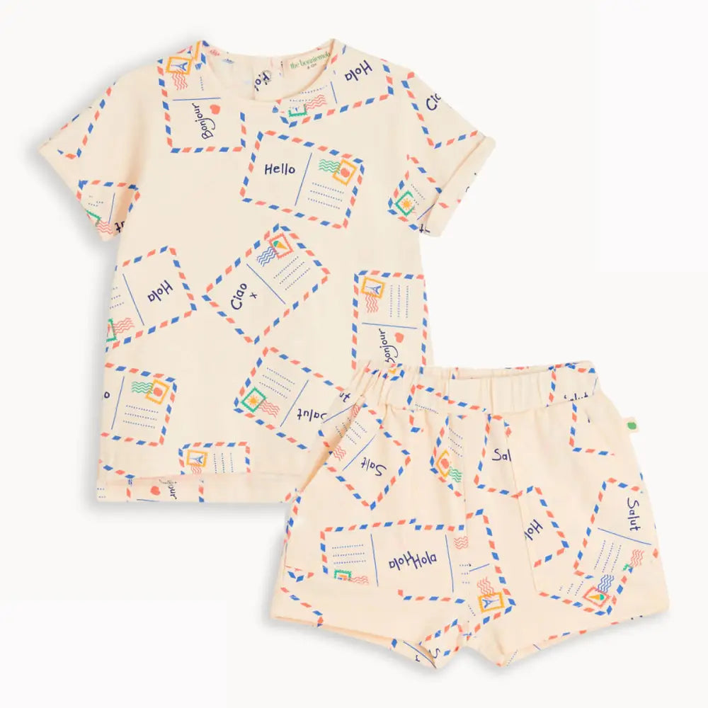 Postcard Baby & Kids T-Shirt & Short Set