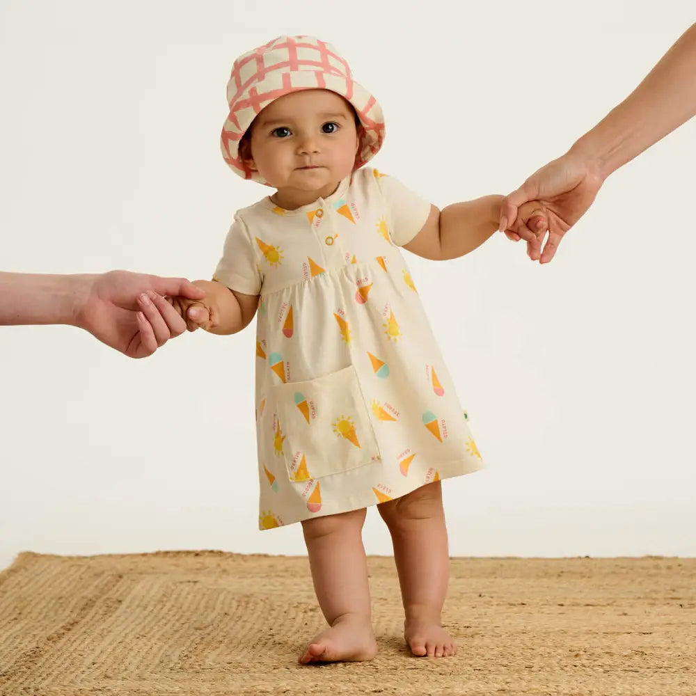 Gelato Jersey Baby & Kids Short Sleeve Dress