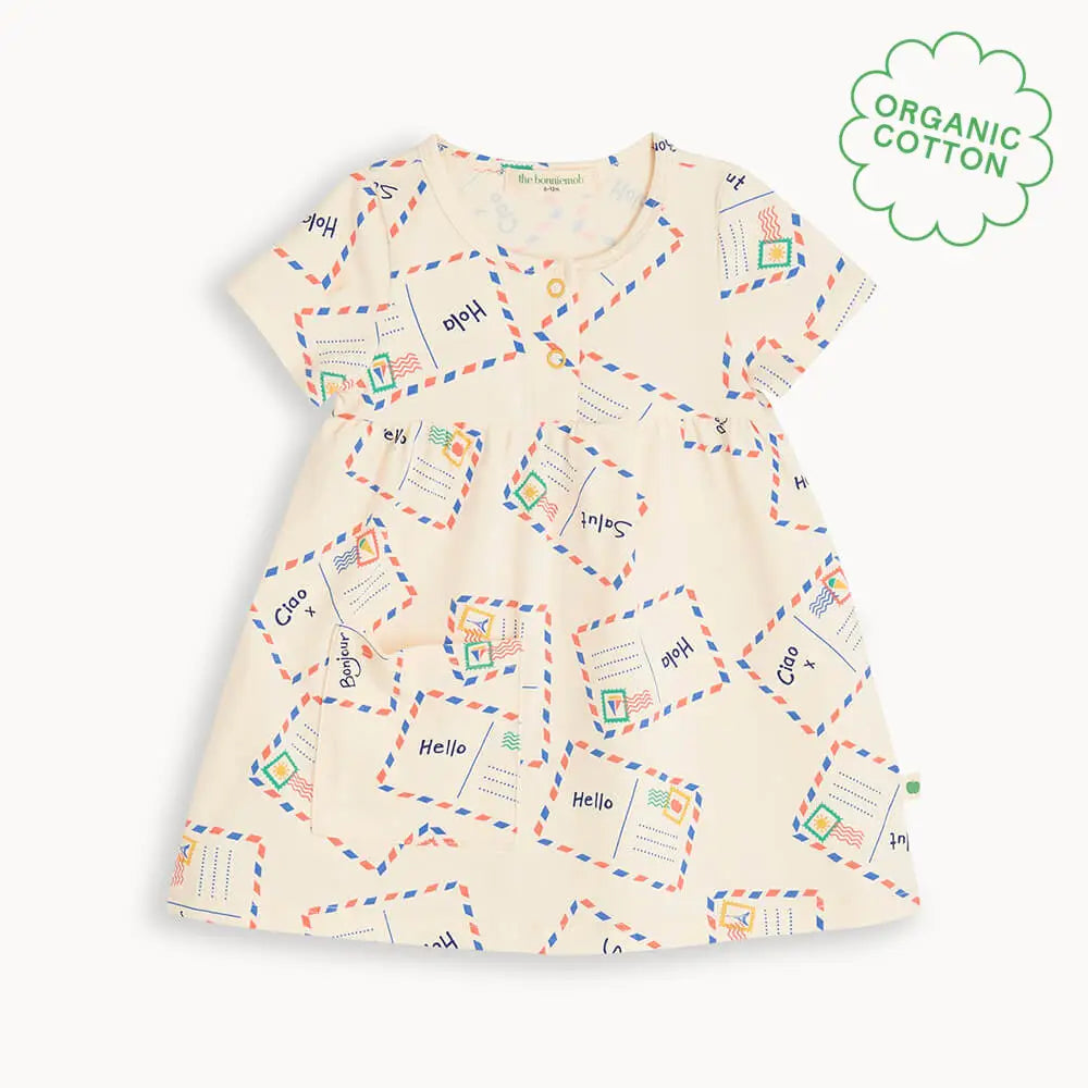 Sprinkles - Postcard Jersey Baby & Kids Short Sleeve Dress