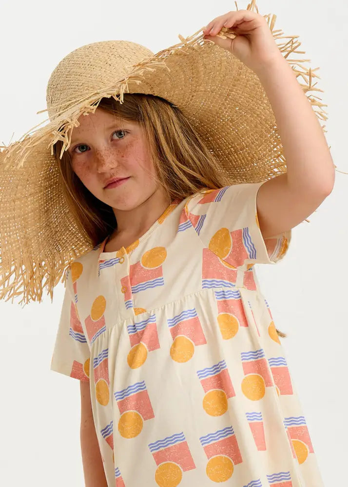 Sunset Jersey Baby & Kids Short Sleeve Dress