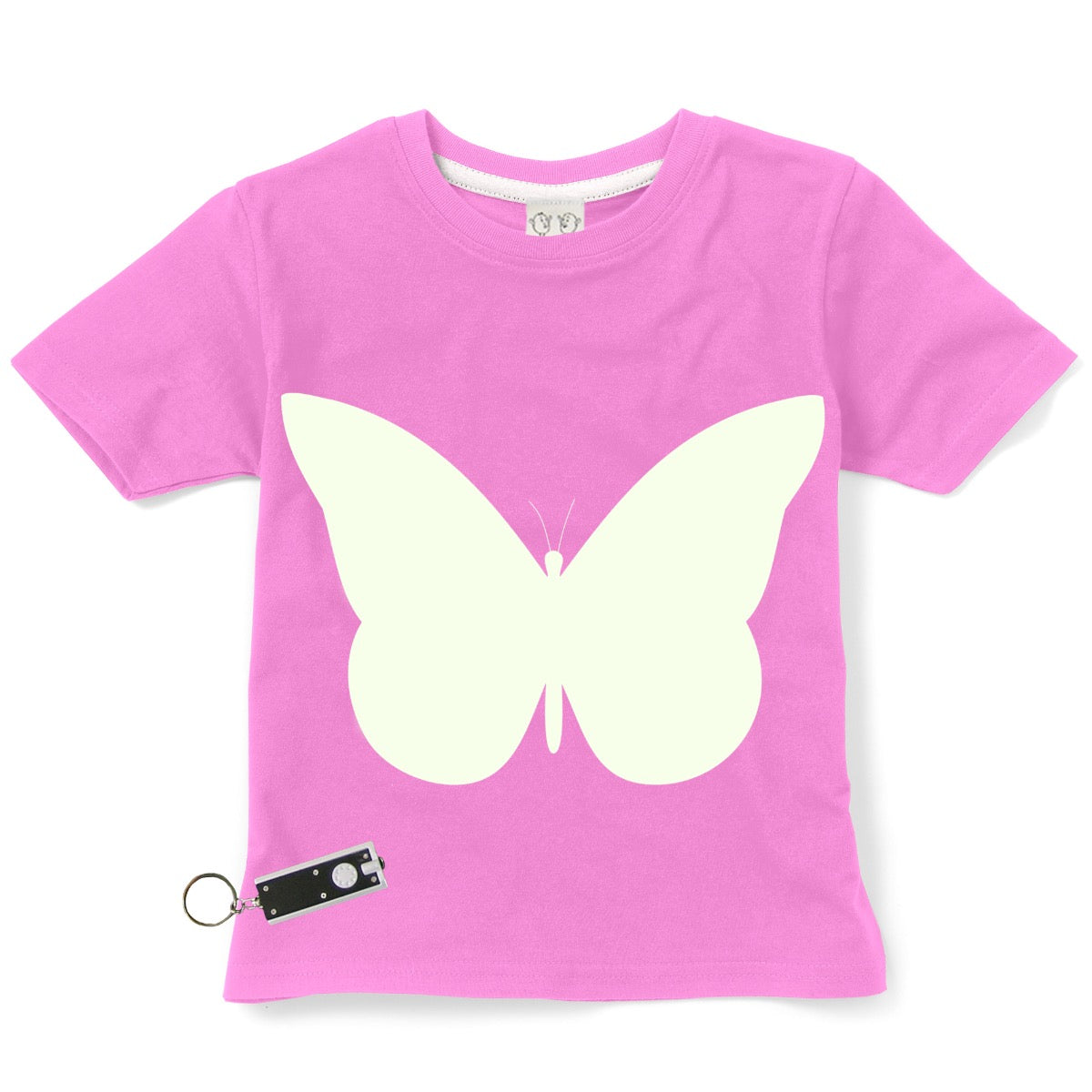 Glow Up T-Shirt Butterfly - Pink