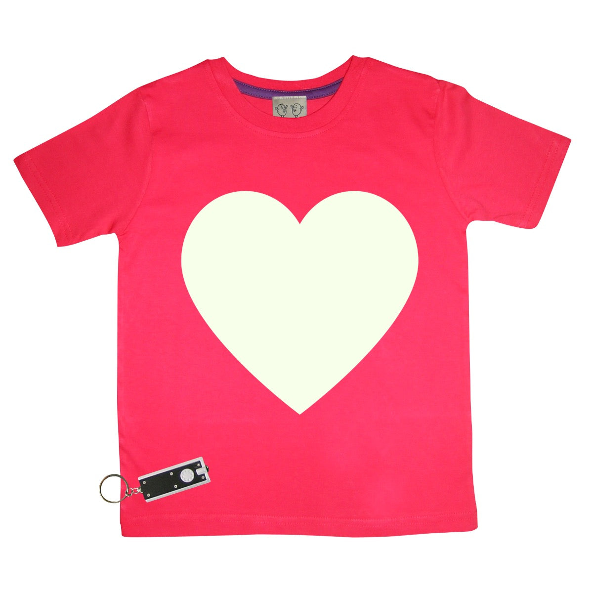 Glow Up T-Shirt Heart - red