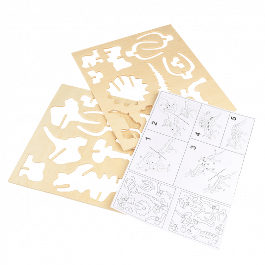 Triceratops 3D Wooden Puzzle