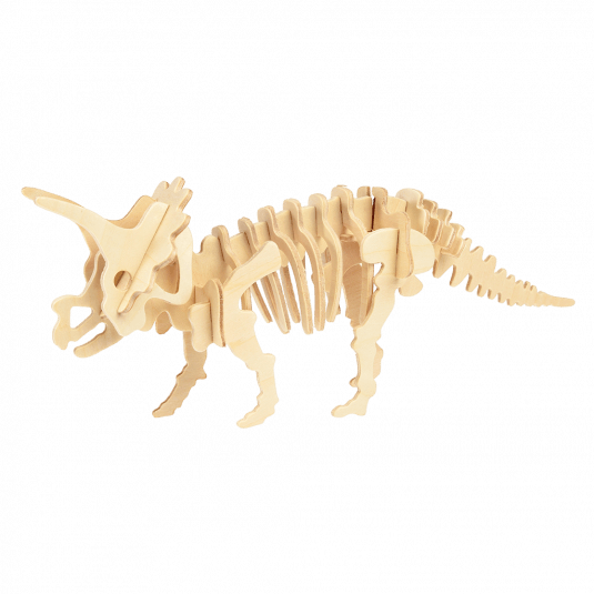 Triceratops 3D Wooden Puzzle
