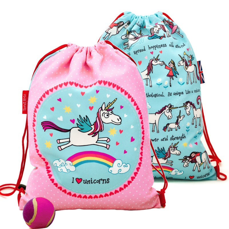 Drawstring Bag - Unicorns