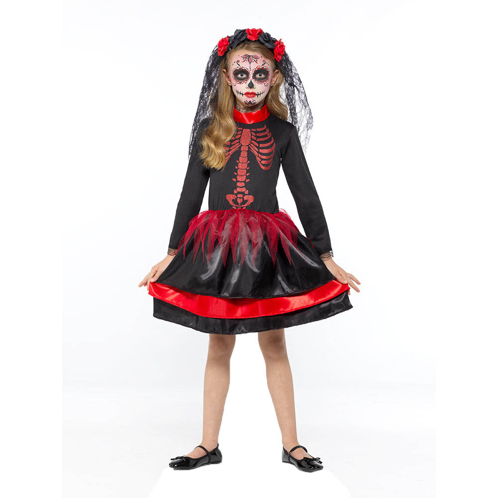 زي الهالوين سيوريتا من فيلم Day Of The Dead - أسود