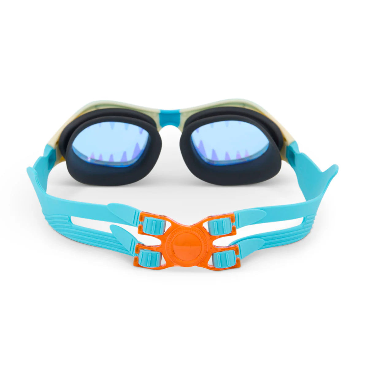 Shark Tooth White Megamouth Swim Goggles