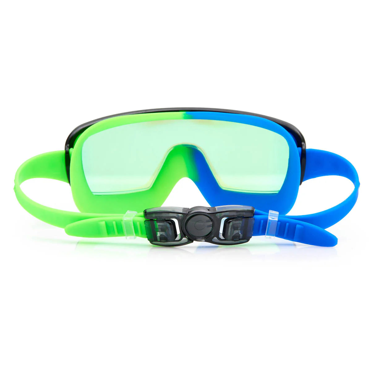 Cyborg Cyan Prismatic Swim Goggles