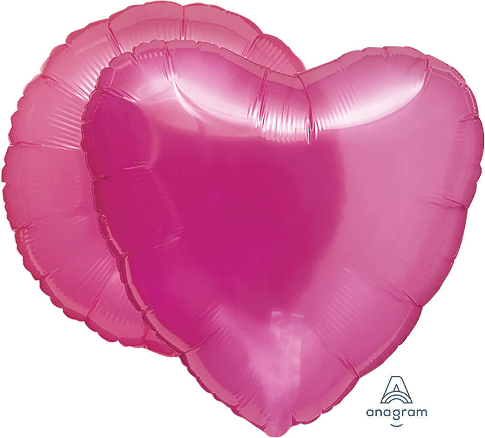 Magicolor Precious Pink Heart Balloon 18"